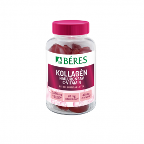 BÉRES KOLLAGÉN HIALURONSAV C GUMITABLETTA - 50X